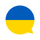 Illustration mit Länderflaggen für die Sprachen für Ukrainisch