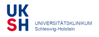 Das Logo des Universitätsklinikums Schleswig-Holstein UKSH.